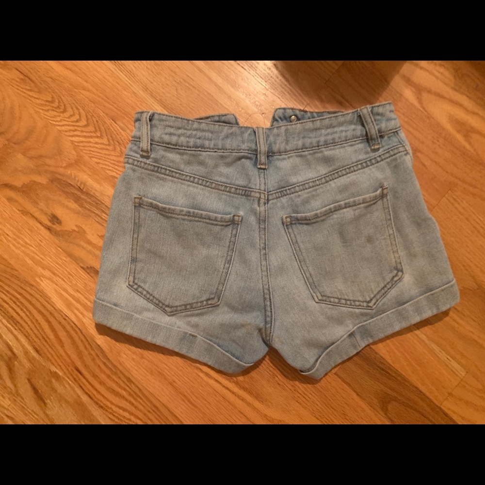 Jean mom shorts